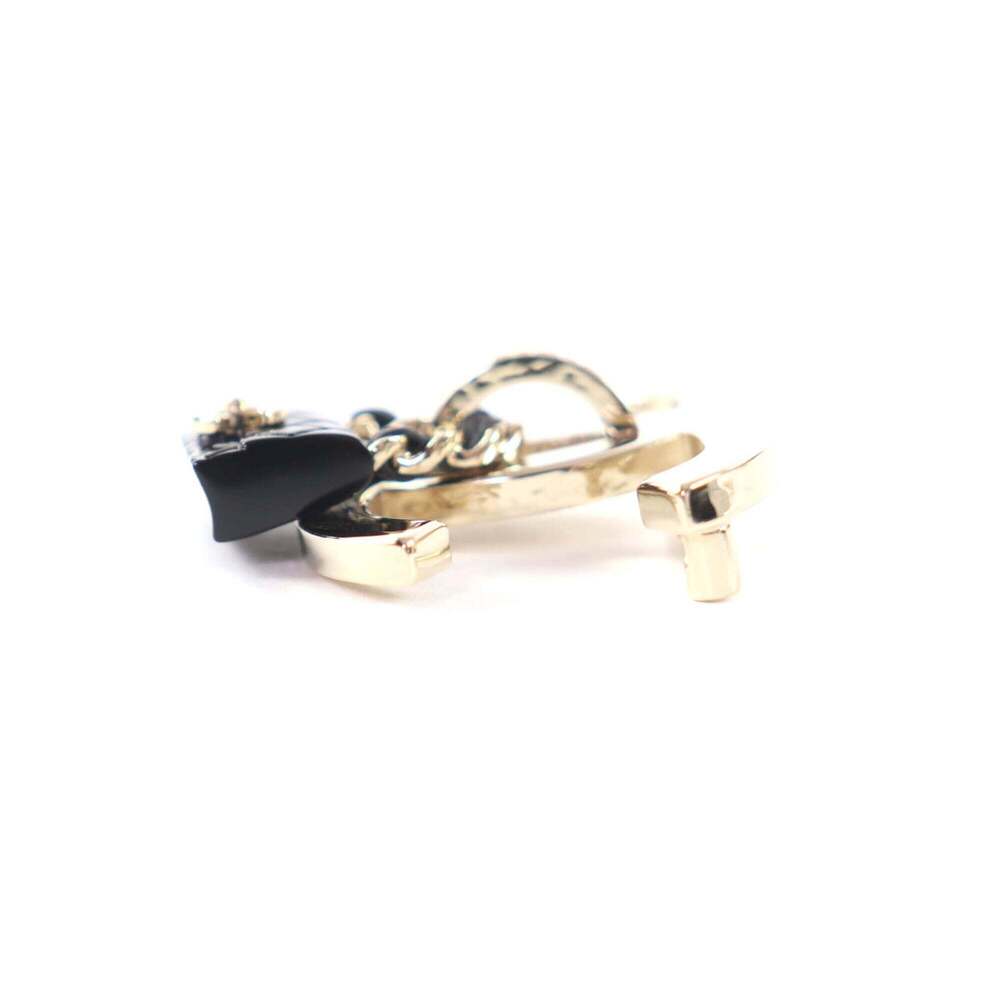 CHANEL Black Logo Brooch - Picture 4 of 8